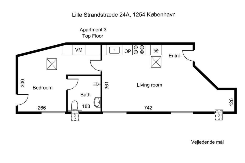 Charmerende Lejlighed Ved Nyhavn 3 Sal København Ngoại thất bức ảnh